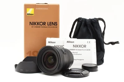 [Opt MINT Boxed w/Hood] Nikon AF-S 18-35mm f/3.5-4.5 G ED Zoom Lens From JAPAN - Image 1 of 4
