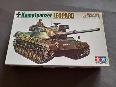 1:35 Tamiya Kampfpanzer Leopard inkl Motor selten - Bild 1 von 2