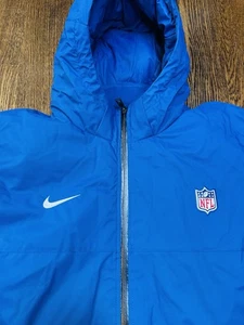 Nike NFL Team Issue Down Hooded Parka Jacket Blue Mens Size XL DC3054-431 NWOT - Picture 1 of 7