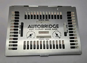 Vintage Auto Bridge Deluxe Pocket Model Game 1957 No Box Travel Game - Picture 1 of 10
