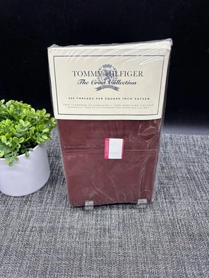 Fronhas Tommy Hilfiger The Crest Collection 2 Std (Passas) Novo Algodão Pima - Imagem 1 de 4