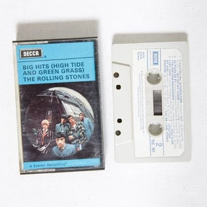 Rolling Stones Cassette Tape Decca Paper Labels Big Hits High Tide Green Grass - Picture 1 of 16