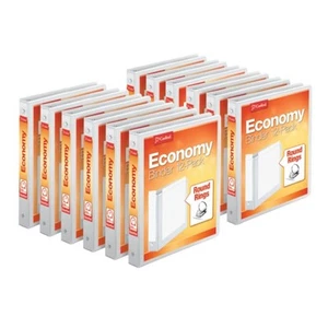 Cardinal Economy 3-Ring Binders, 1", Round Rings, Holds 225 Sheets, ClearVue ... - Picture 1 of 3