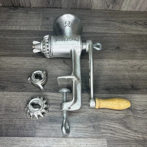 Molinillo de Carne Universal Vintage Nº 2 manivela de alimentos y carne - Imagen 1 de 8