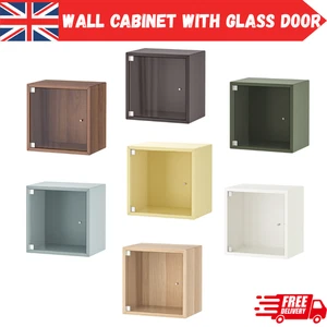 IKEA EKET Wall Cabinet W/ Glass Door Storage Unit Multicolor Shelving 35x25x35cm - Picture 1 of 22