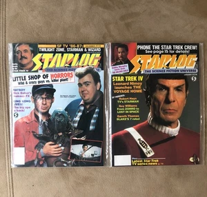 Starlog Magazine lot of 6: #113, #114, #115, #116, #117, #118 - Bild 1 von 3