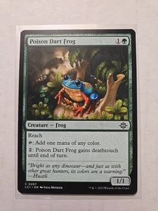 Poison Dart Frog - The Lost Caverns of Ixalan - LP - Common - Creature - MTG  - Picture 1 of 1