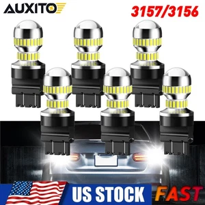 6pcs White Bright 3157 3156 LED Reverse Backup Light Bulbs Replace Halogen GUS - Bild 1 von 12