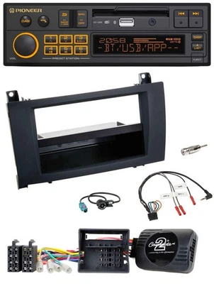 Pioneer DAB Lenkrad USB Bluetooth Autoradio für Mercedes SLK R171 2008-2011 - Bild 1 von 4