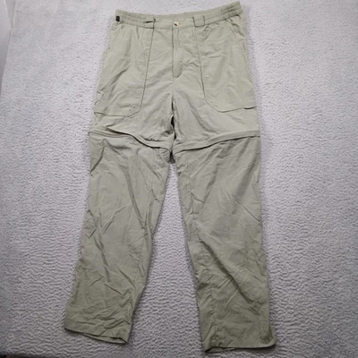 Брюки спортивные мужские World Wide большие 30 Sage зеленые трансформируемые на молнии для походов - Изображение 1 из 4