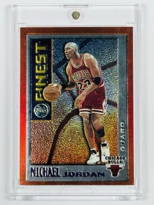 1995 TOPPS FINEST MICHAEL JORDAN MYSTERY #M1 BULLS NICE CENTERING! - Picture 1 of 2