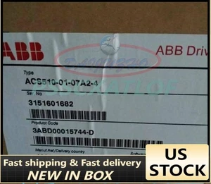ONE ABB Inverter ACS510-01-07A2-4 3P AC380V~480V 3KW NEW No Keypad - Picture 1 of 1