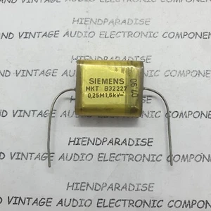 NOS SIEMENS 0.25uF /250nF/ 1600V HIGH VOLTAGE MKT CAPACITOR! 1PC! - Picture 1 of 4