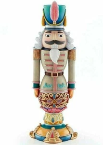 Statuina Schiaccianoci Lenox Grigio Allegro e Brillante 12,5" #890272 Nuova Scatola Natale - Foto 1 di 2