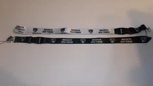 Two Brooklyn Nets Lanyards Printed on both sides 25" Long Free Shipping - Picture 1 of 1