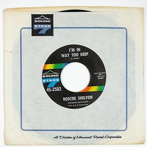ROSCOE SHELTON I'm In Way Too Deep/Tonight's My Night 7IN 1973 NORTHERN NM- - Picture 1 of 3