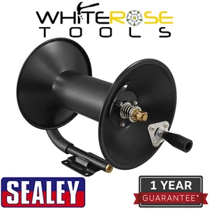 Sealey Empty Hose Reel 1/4"BSP Fittings 30m - Picture 1 of 6