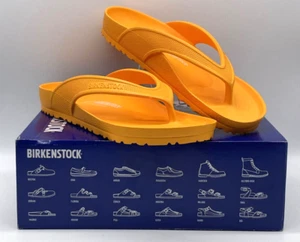 Birkenstock Mens Honolulu EVA Zinnia Orange Flip Flops Pool Beach Sandals NEW 12 - Picture 1 of 7
