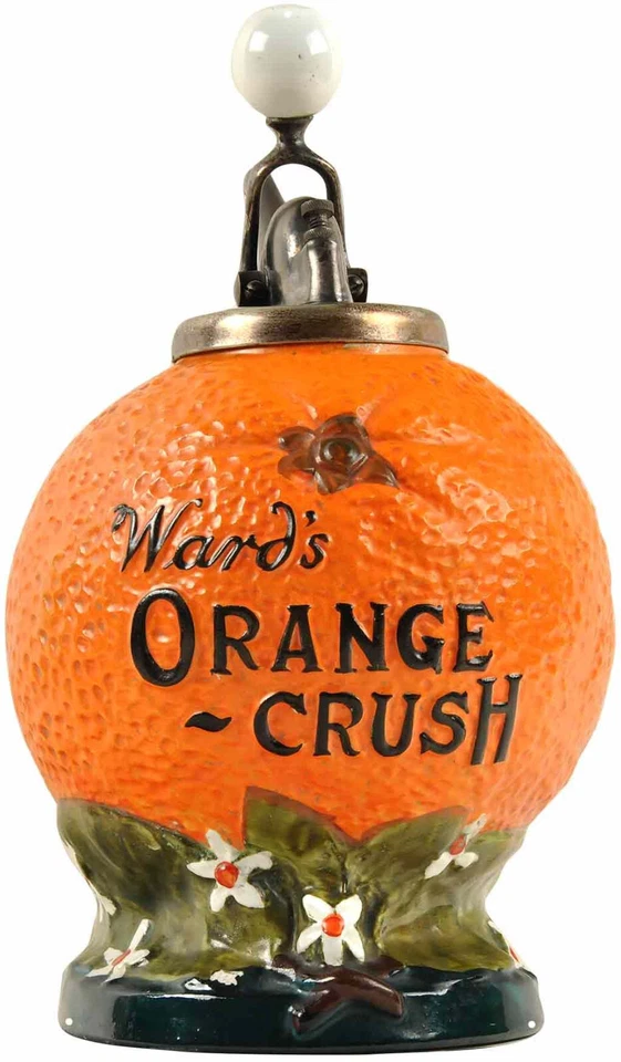 WARD'S ORANGE CRUSH SODA POP SYRUP 24" HEAVY DUTY USA METAL ADVERTISING SIGN - Image 1 of 1