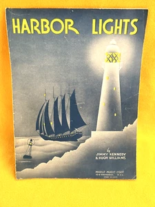 Harbor Lights Sheet Music 1937 by Jimmy Kennedy & Hugh Williams Marlo Music Corp - Picture 1 of 4