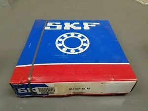 SKF CYLINDRICAL ROLLER BREARING 120MM BORE PN# NU 324 ECM ☆NEW SURPLUS FREE SHIP - Imagen 1 de 3