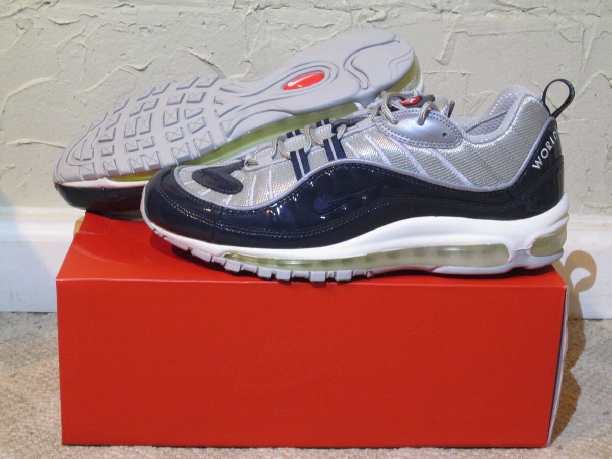 Nike Supreme x Air Max 98 Obsidian for Sale | Authenticity Nike Supreme x Air Max 98 Obsidian for Sale | Authenticity