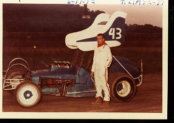 SPRINT CAR #43-AUTO RACING PHOTO-1972 - Image 1 of 1