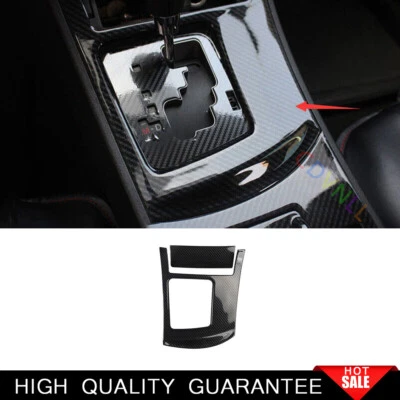 Cuadro de cambio de marchas de consola central de plástico de fibra de carbono para Mazda 3 2011-2015 Foto 1 de 4