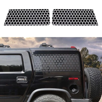 Honeycomb Side Windows Stickers Decals  For Hummer H2 2003-2009 - Изображение 1 из 4
