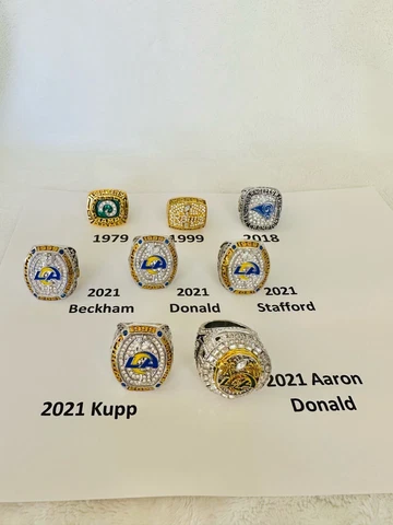 L os Angeles /St Louis Rams Championship Ring US SHIP, PICK YOUR RING! Cover