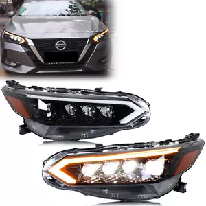 LED Headlights For Nissan Sentra 2020-2024 B18 SR SV Sequential Front Lamps - Foto 1 di 5