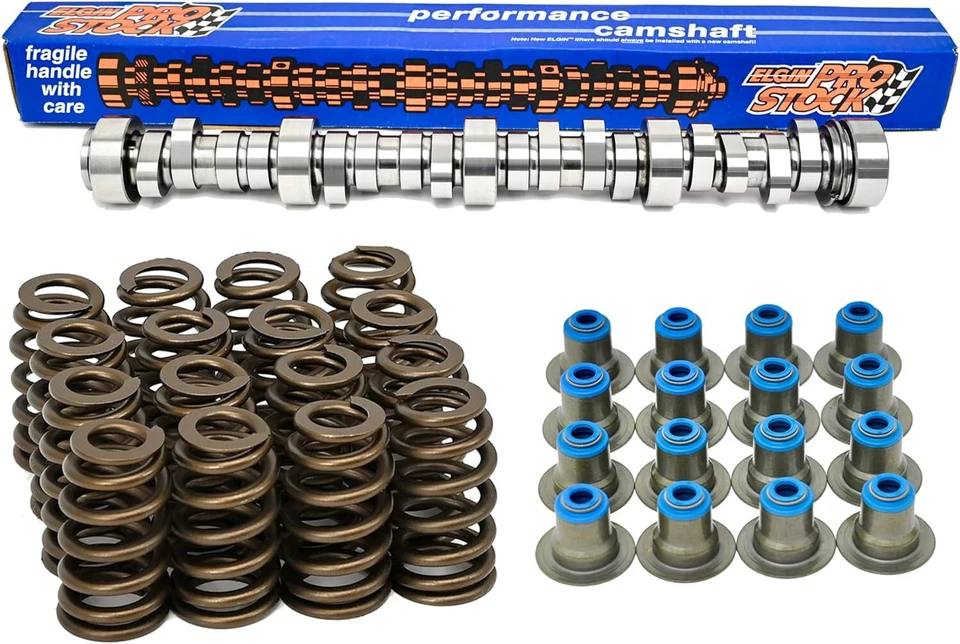 Árbol de levas ELGIN E1838P etapa 1 descuidado + resortes Chevy LS 5.3 6.0.560" HECHO EN EE. UU. Foto 1 de 4