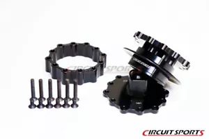 Circuit Sports Steering Wheel Quick Release Kit Ver. 3 - 47mm - Black - Foto 1 di 3