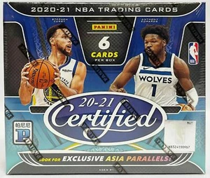 20-21 Panini NBA Certified Tmall Hobby Box SEALED - Anthony Edwards RC Rookie - Picture 1 of 6
