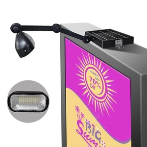 Solar Billboard Light Outdoor Solar Sign Light 5200 mAh with 60 Super Bright - Picture 1 of 8