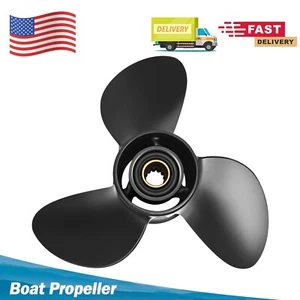 Hélice fueraborda barco 11 3/4x17 para BRP Johnson Evinrude 40-50HP 13 dientes, derecha - Imagen 1 de 6