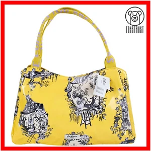 Borsa a tracolla Cath Kidston New Day 30 anni toeletta gialla floreale tela cerata CL81 - Foto 1 di 15