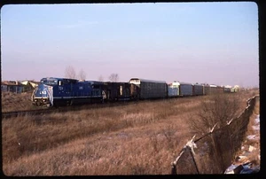Original Rail Slide - LMS 724+ Toronto ON 3-2-1995 - Picture 1 of 1