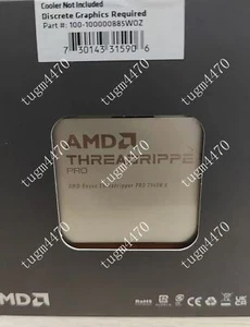 AMD Ryzen Threadripper PRO 7965WX CPU processor 24 cores/48 threads 350W SP6 - Picture 1 of 4