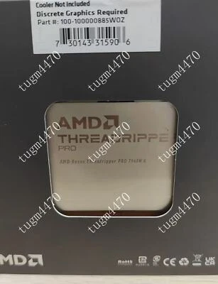 AMD Ryzen Threadripper PRO 7965WX CPU processor 24 cores/48 threads 350W SP6 - Image 1 of 4