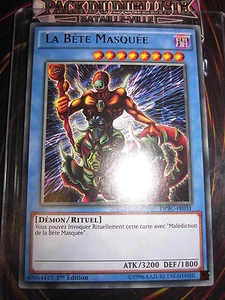 YU-GI-OH! RARE FRANCAIS LA BÊTE MASQUEE DPBC-FR031 MINT NEUF EDITION 1 - Picture 1 of 1