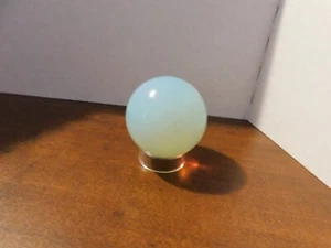 PIEDRA PULIDA CRISTAL ESFERA OPALITA 1,75" 6 oz - Con soporte - BONITA - Imagen 1 de 10