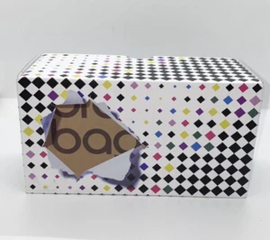 Bloomingdale’s Decorative Votive Candle Holder Set Multicolor Checkered Pattern - Picture 1 of 6