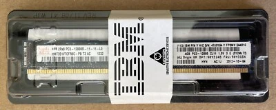 NEW HYNIX / IBM  HMT351V7CFR8C-PB / 90Y3148 PC3-12800R DDR3-1600MHz 4GB ECC REG - Image 1 of 2