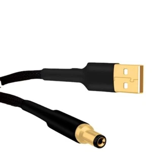 OCC Hifi DC Power Cable USB A - 2.5mm/2.1mm HiFi Audiophile Audio DC Cable - Picture 1 of 3