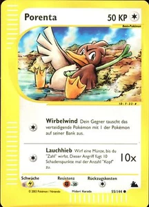 Porenta / Farfetch'd - 55/144 Skyridge - Reverse Holo DE NM Pokemon - Bild 1 von 1