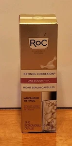 RoC Retinol Line Smoothing Night Serum 40 capsules x2 = 80 Capsules Total - Picture 1 of 4