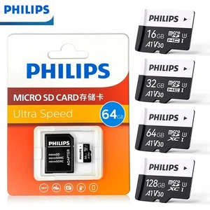 PHILIPS Original Micro sd card 64G 128G 256G Memory Card with Adapter - Foto 1 di 17