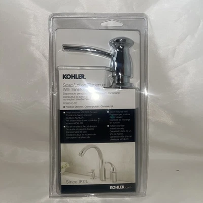 Kohler • Soap/Lotion Dispenser • Polished Chrome • R1893-C-CP Factory Sealed B5 - Image 1 of 2