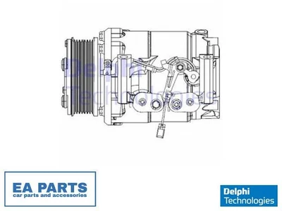 Compressor, air conditioning for HONDA DELPHI CS20492 - Image 1 of 4